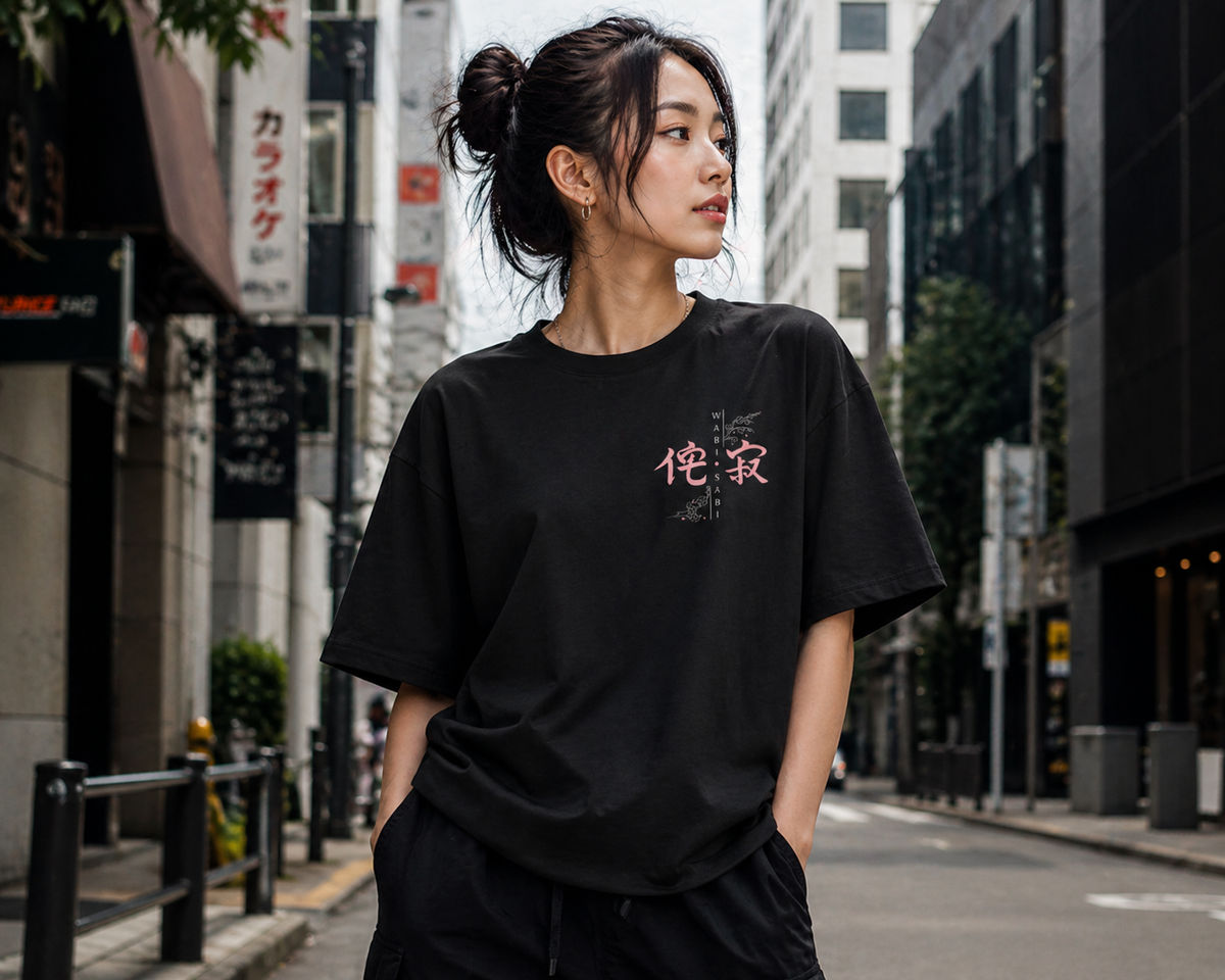 WABI SABI Sakura Def Box Tee